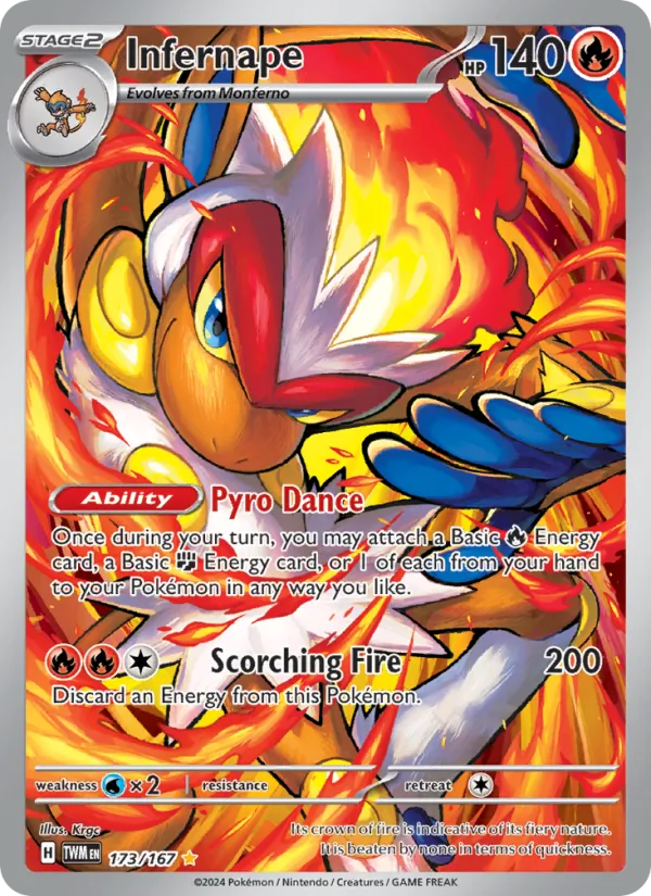 Infernape #173 – Twilight Masquerade card