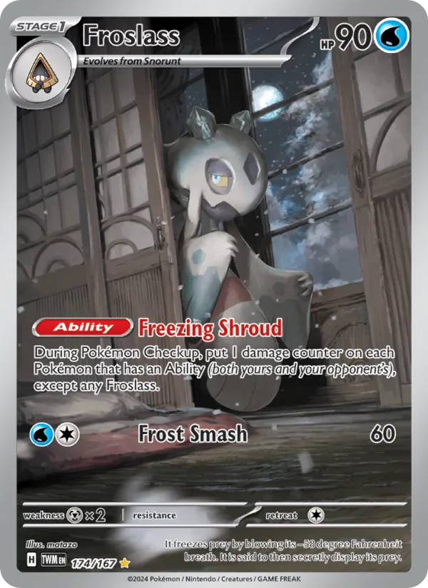 Froslass #174 – Twilight Masquerade card