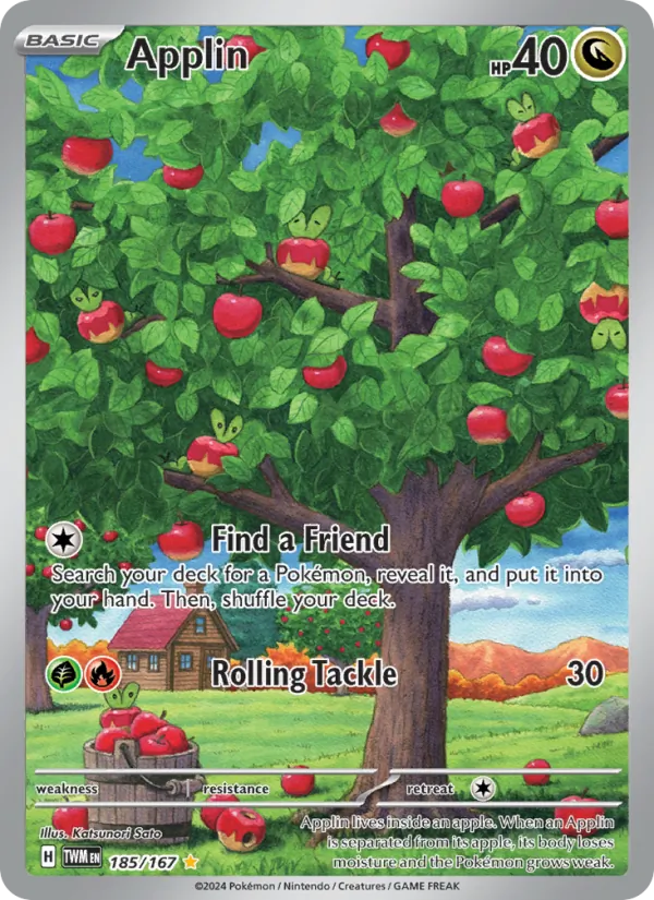 Applin #185 – Twilight Masquerade card