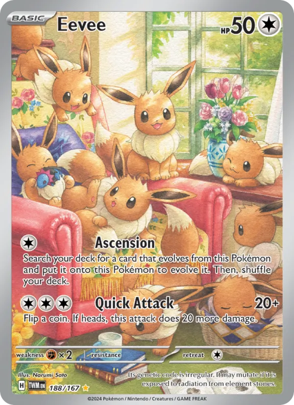 Eevee #188 – Twilight Masquerade card
