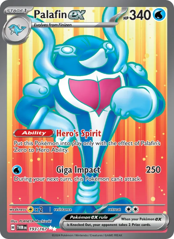 Palafin ex #193 – Twilight Masquerade card