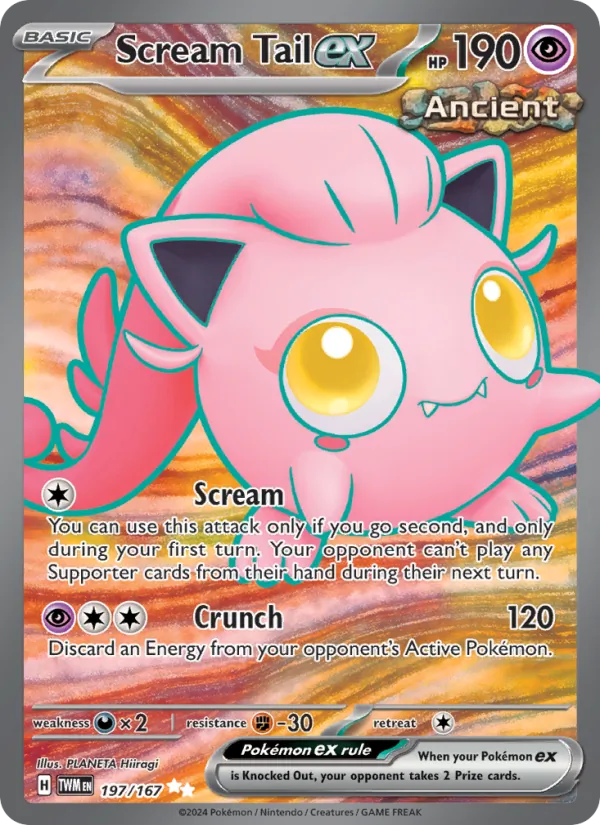 Scream Tail ex #197 – Twilight Masquerade card