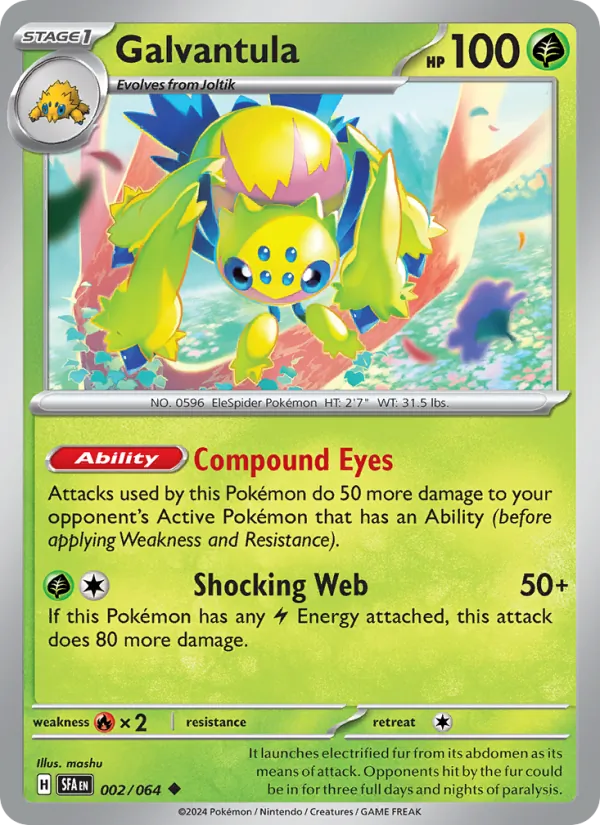 Galvantula #002 – Shrouded Fable card