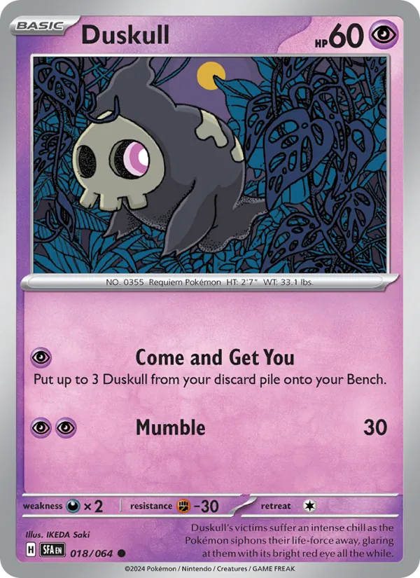 Duskull #018 – Shrouded Fable card