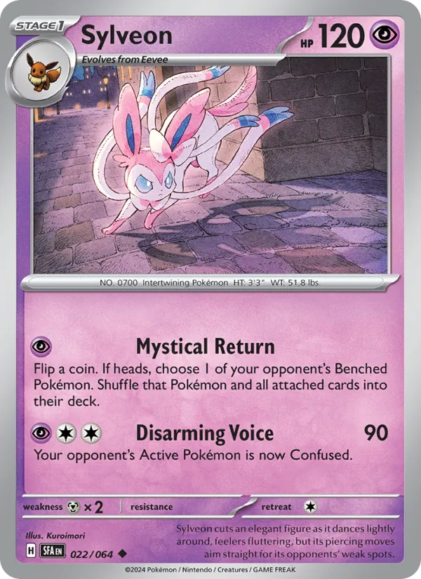 Sylveon #022 – Shrouded Fable card