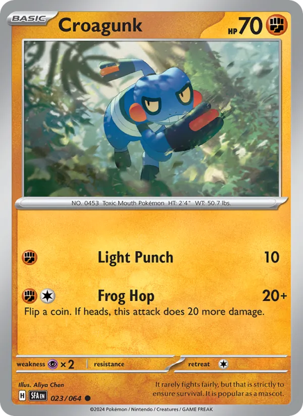 Croagunk #023 – Shrouded Fable card