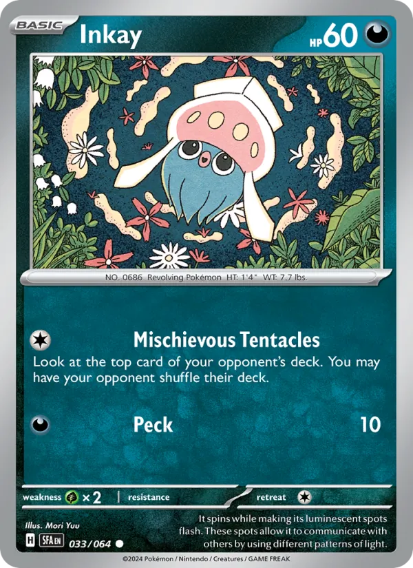 Inkay #033 – Shrouded Fable card