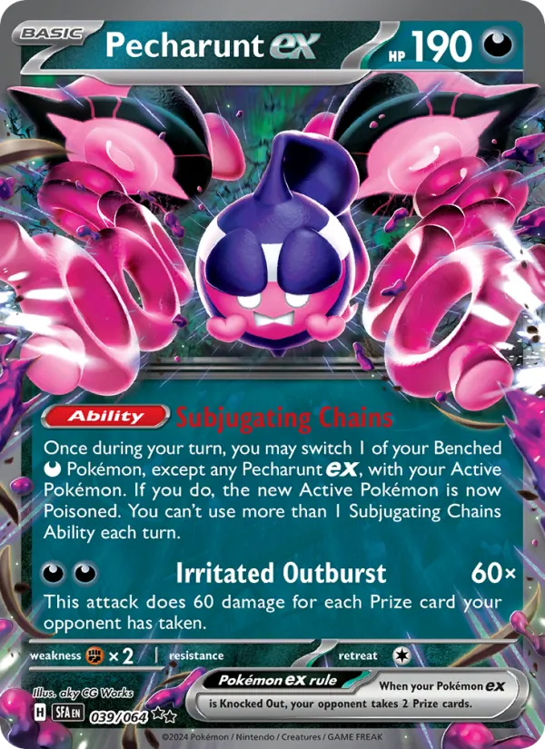 Pecharunt ex #039 – Shrouded Fable card