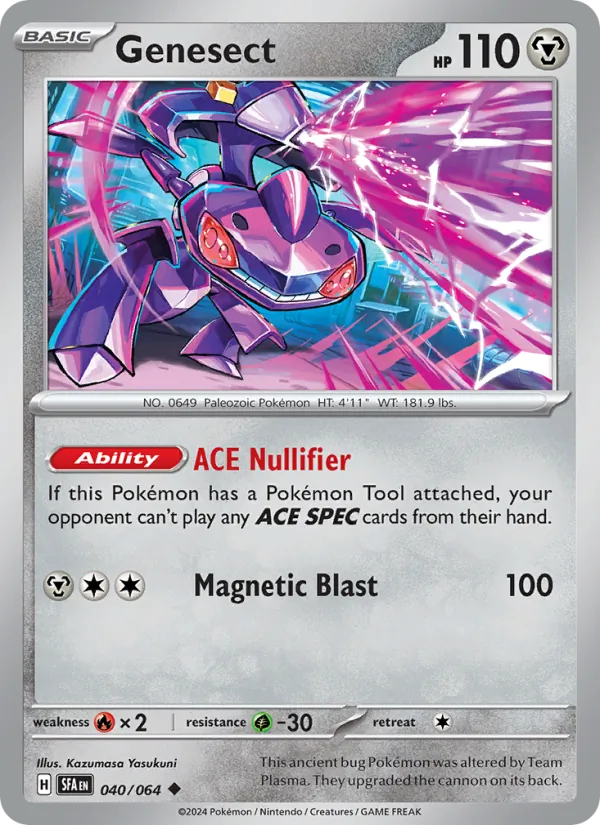 Genesect #040 – Shrouded Fable card