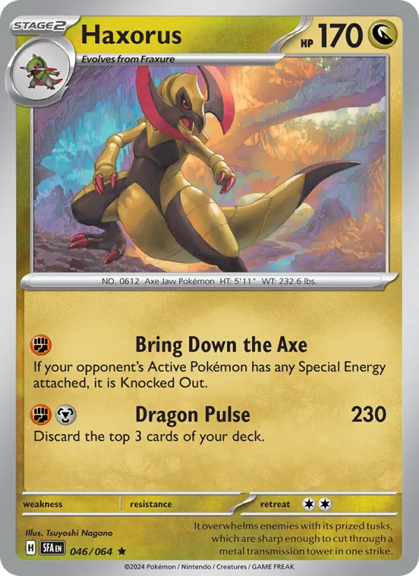 Haxorus #046 – Shrouded Fable card