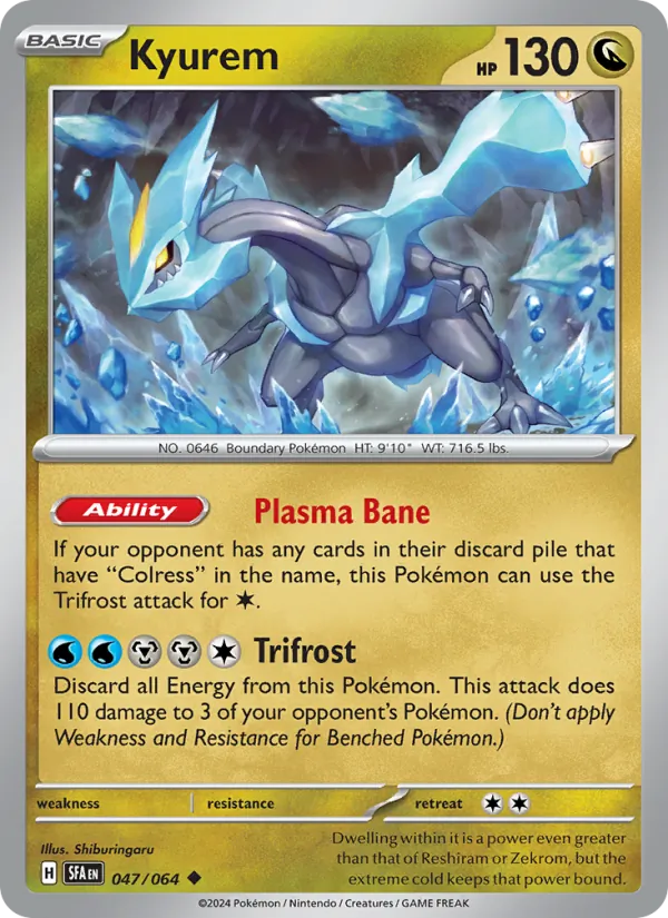 Kyurem #047 – Shrouded Fable card
