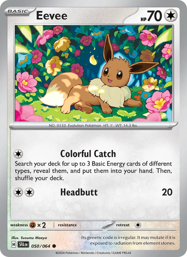 Eevee #050 – Shrouded Fable card