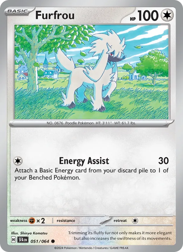 Furfrou #051 – Shrouded Fable card