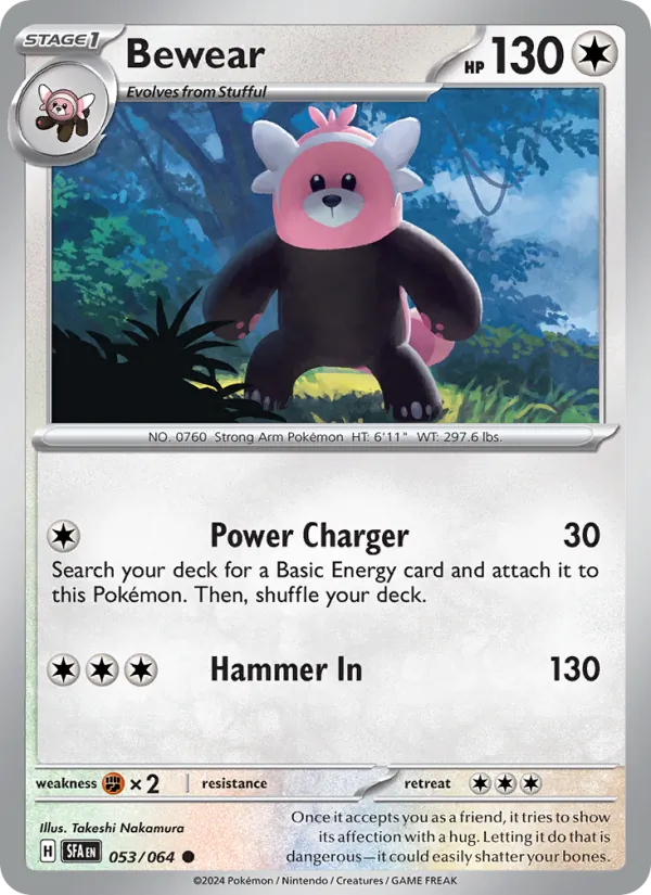 Bewear #053 – Shrouded Fable card