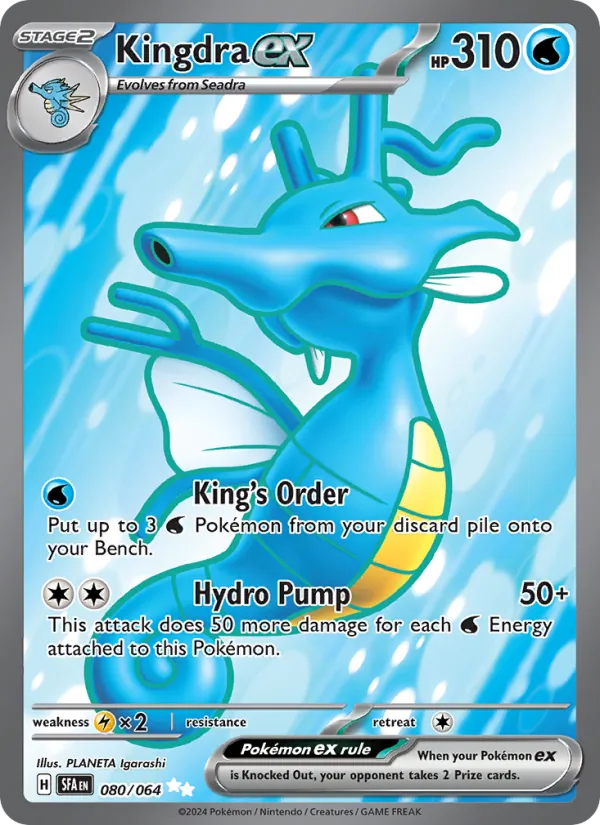 Kingdra ex #080 – Shrouded Fable card