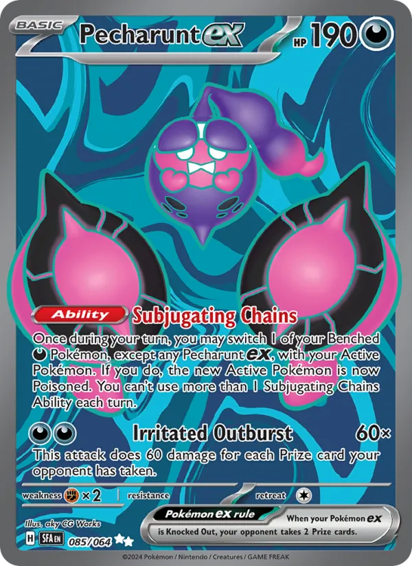 Pecharunt ex #085 – Shrouded Fable card