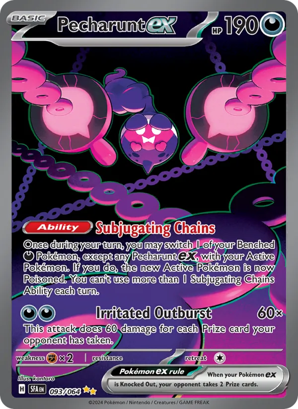 Pecharunt ex #093 – Shrouded Fable card