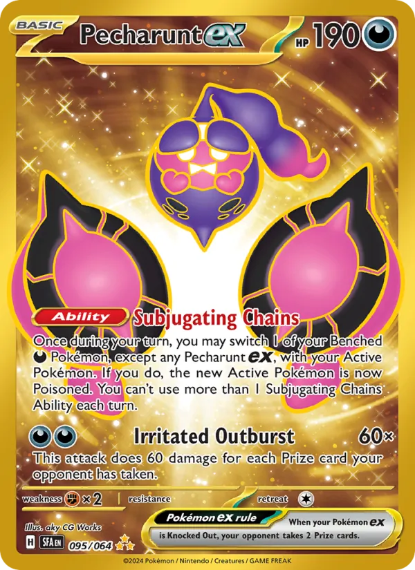 Pecharunt ex #095 – Shrouded Fable card