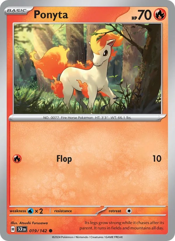 Ponyta #019 – Stellar Crown card