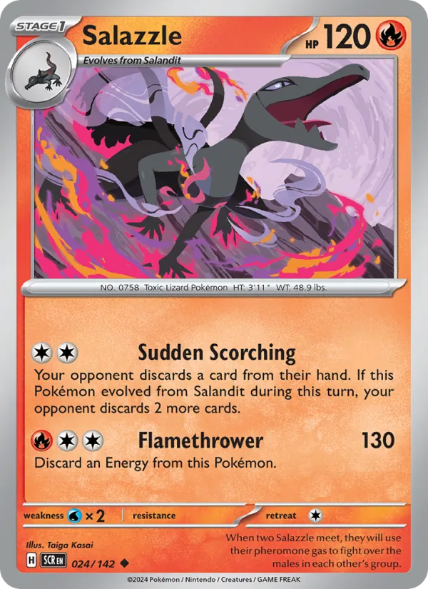 Salazzle #024 – Stellar Crown card