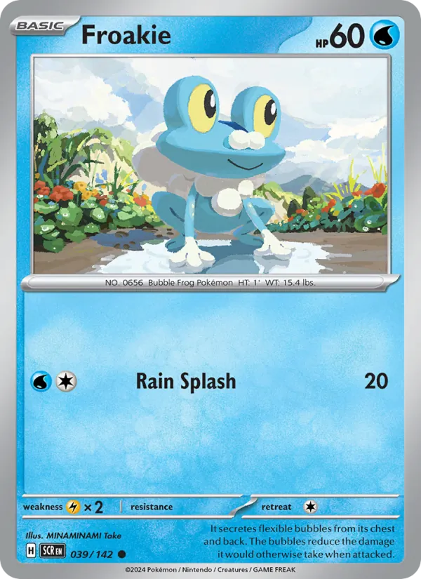 Froakie #039 – Stellar Crown card