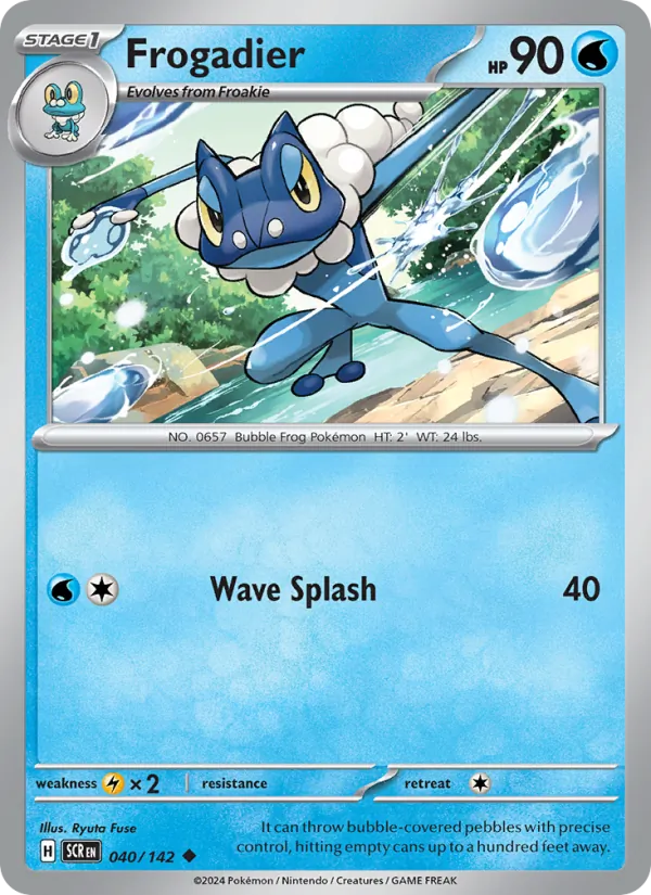 Frogadier #040 – Stellar Crown card