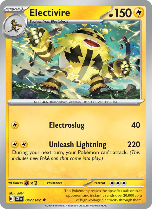 Electivire #047 – Stellar Crown card