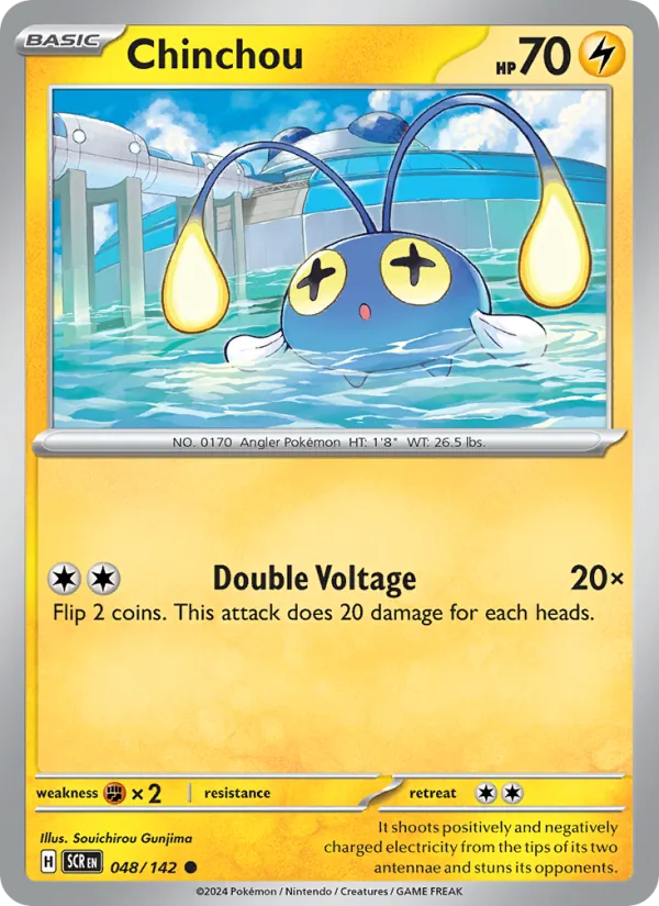 Chinchou #048 – Stellar Crown card