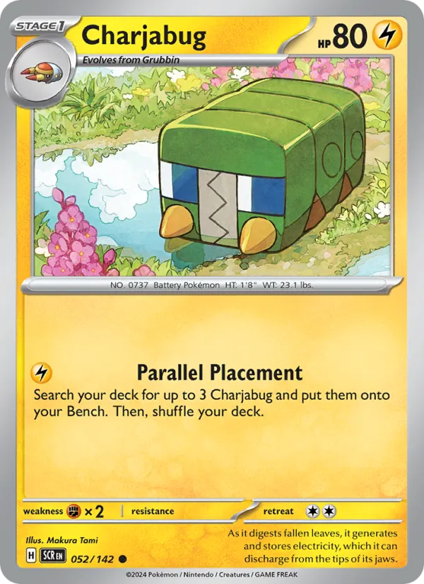 Charjabug #052 – Stellar Crown card