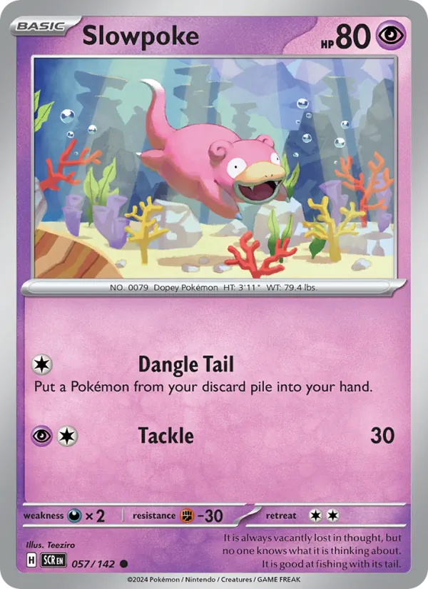 Slowpoke #057 – Stellar Crown card