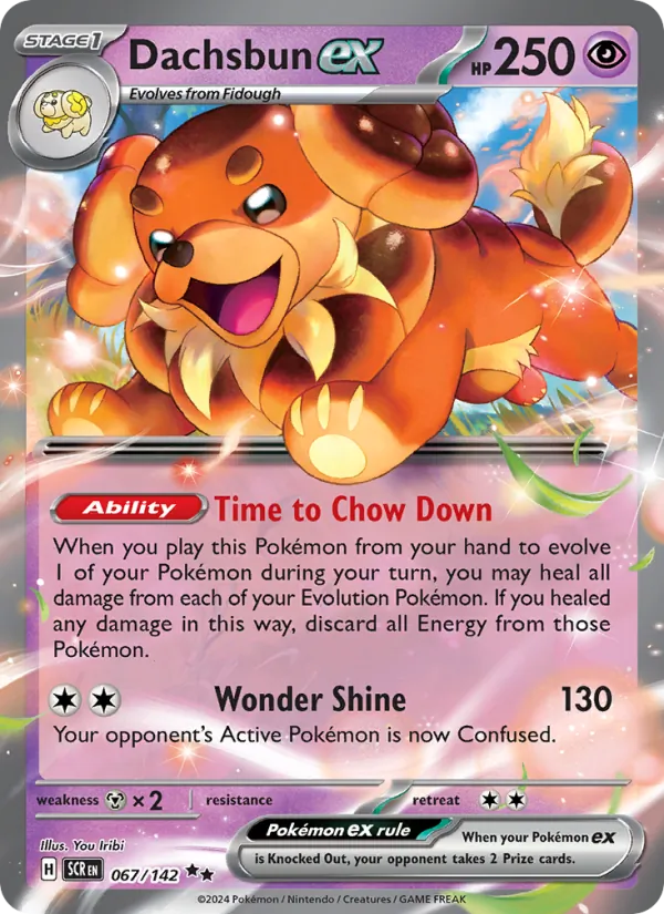 Dachsbun ex #067 – Stellar Crown card