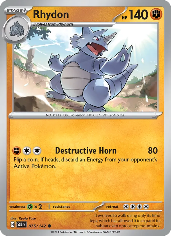 Rhydon #075 – Stellar Crown card