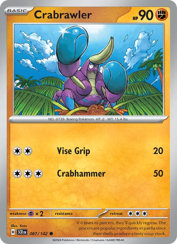 Crabrawler #087 – Stellar Crown card