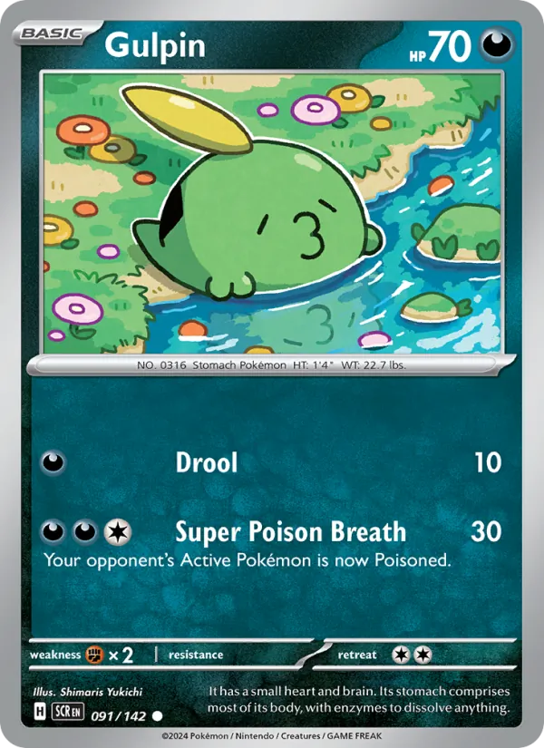 Gulpin #091 – Stellar Crown card