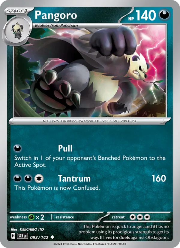 Pangoro #093 – Stellar Crown card