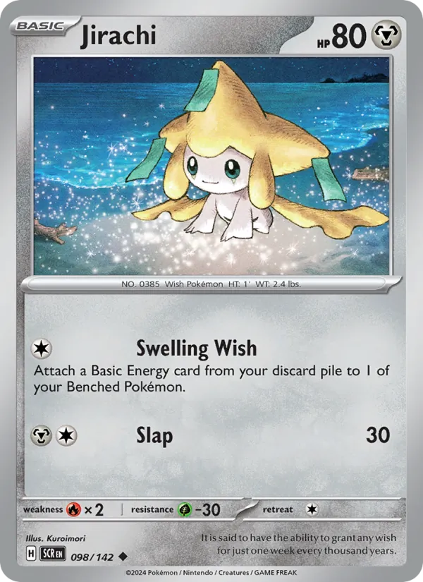Jirachi #098 – Stellar Crown card