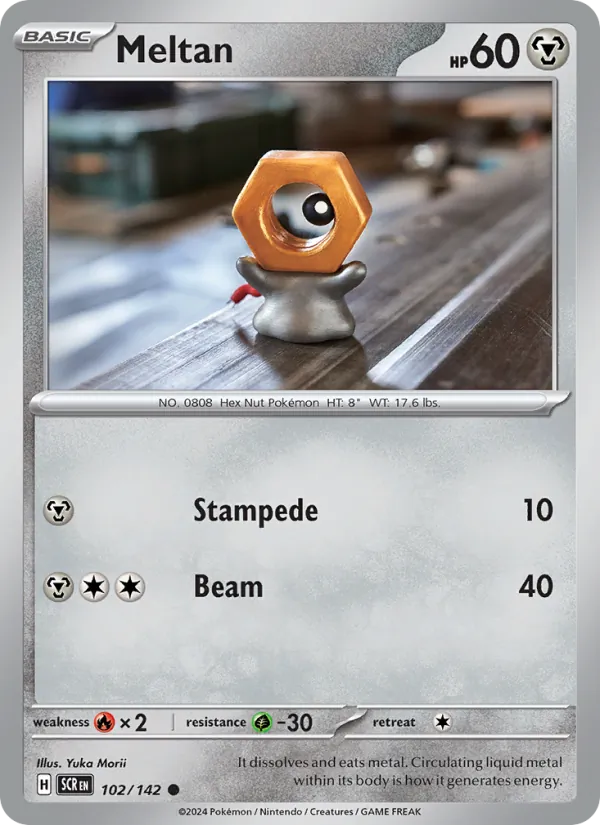 Meltan #102 – Stellar Crown card