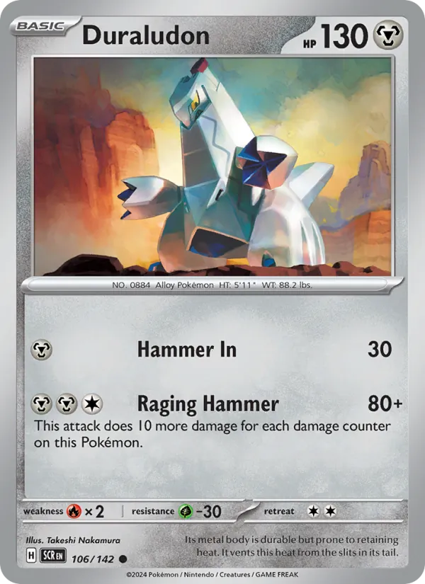 Duraludon #106 – Stellar Crown card