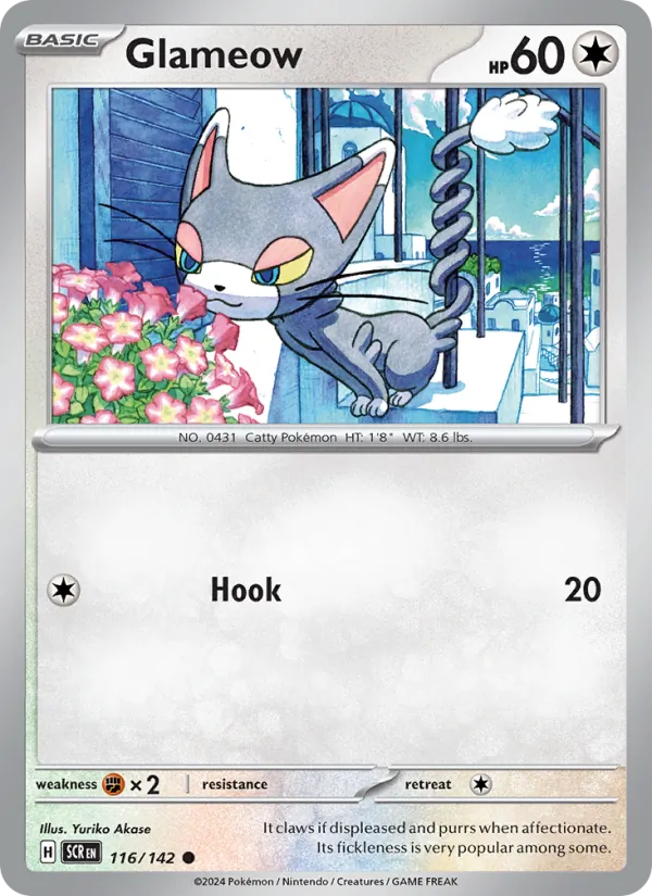 Glameow #116 – Stellar Crown card