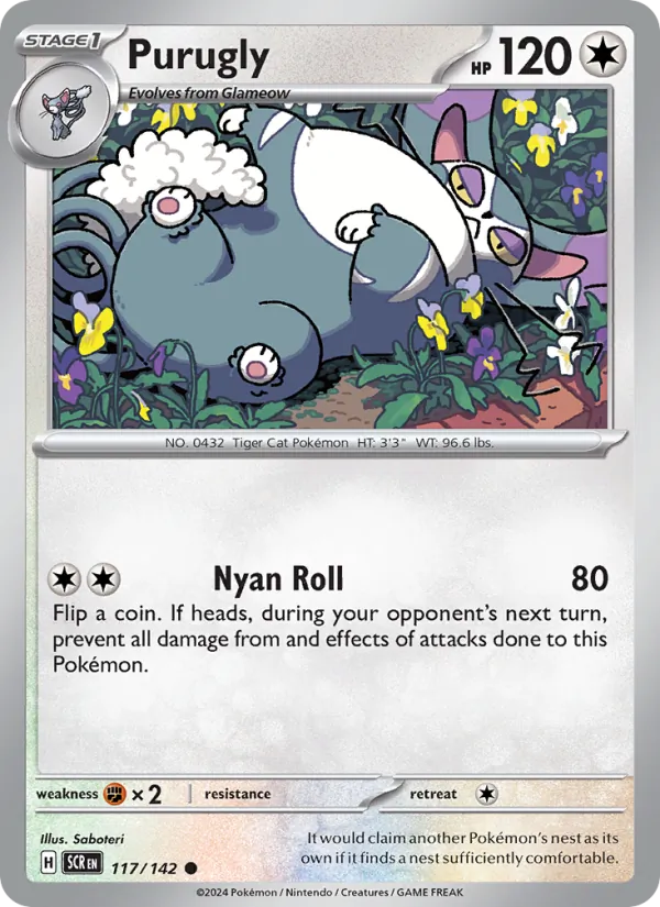 Purugly #117 – Stellar Crown card