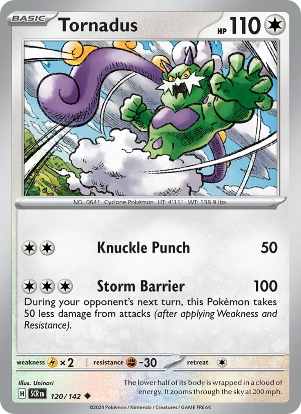Tornadus #120 – Stellar Crown card
