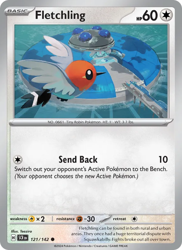 Fletchling #121 – Stellar Crown card