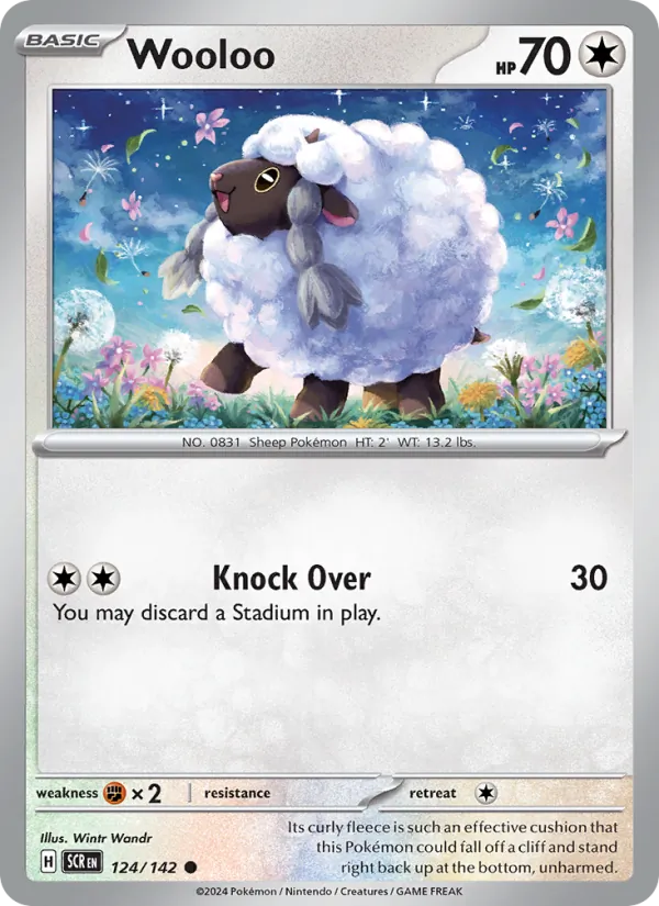 Wooloo #124 – Stellar Crown card