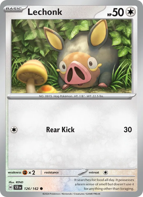 Lechonk #126 – Stellar Crown card
