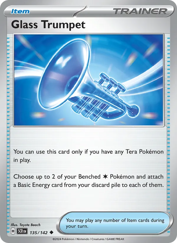 Glass Trumpet #135 – Stellar Crown card