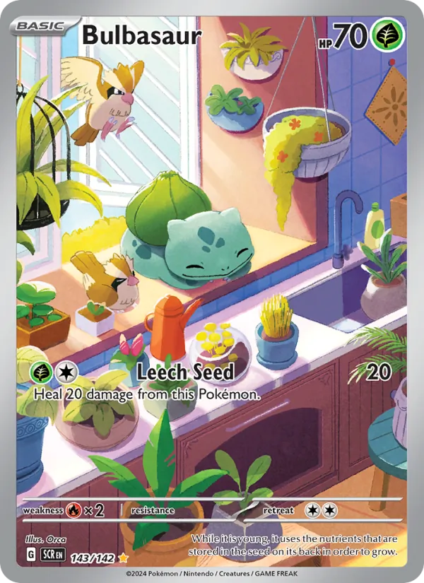 Bulbasaur #143 – Stellar Crown card