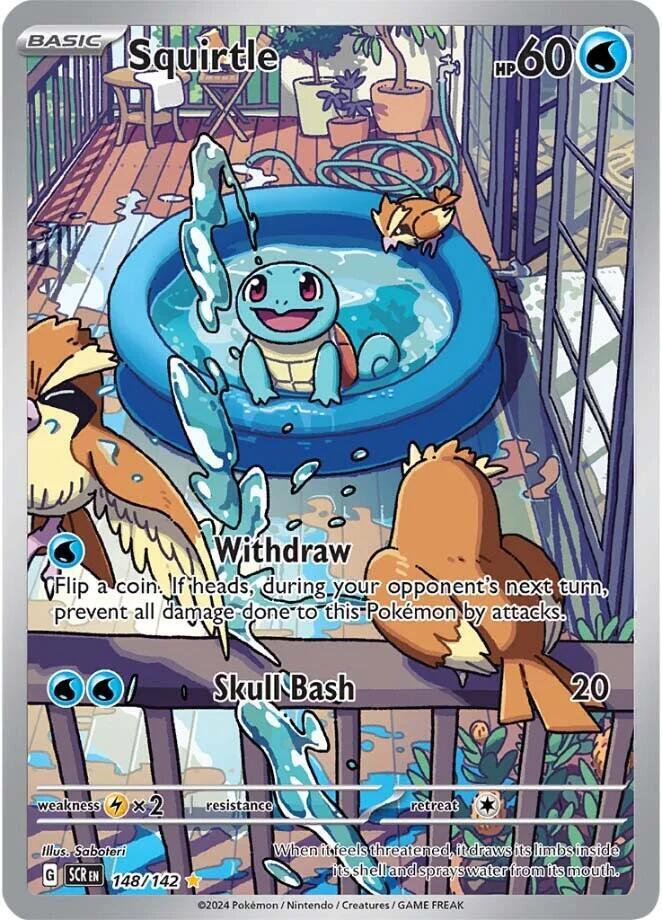 Squirtle #148 – Stellar Crown card