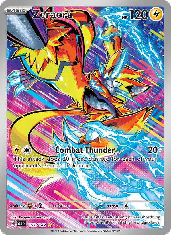 Zeraora #151 – Stellar Crown card