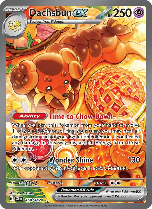Dachsbun ex #169 – Stellar Crown card