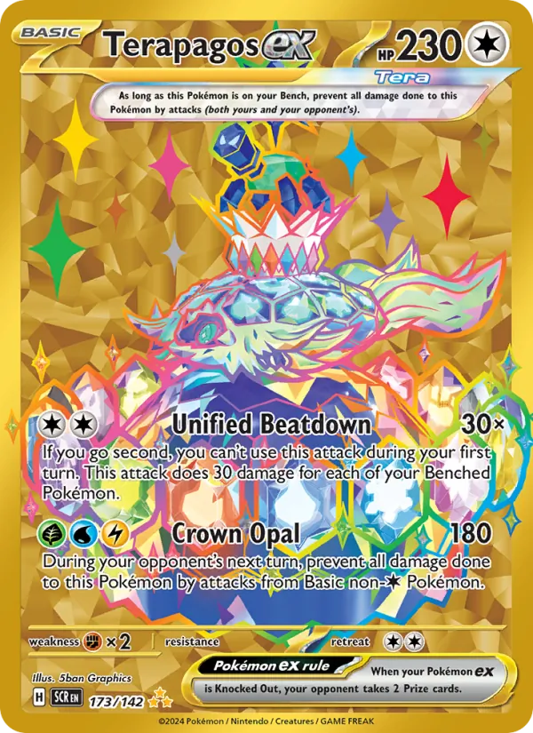 Terapagos ex #173 – Stellar Crown card